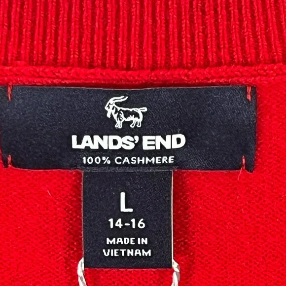 NEW LANDS AND MENS SWEATER 100% CASHMERE